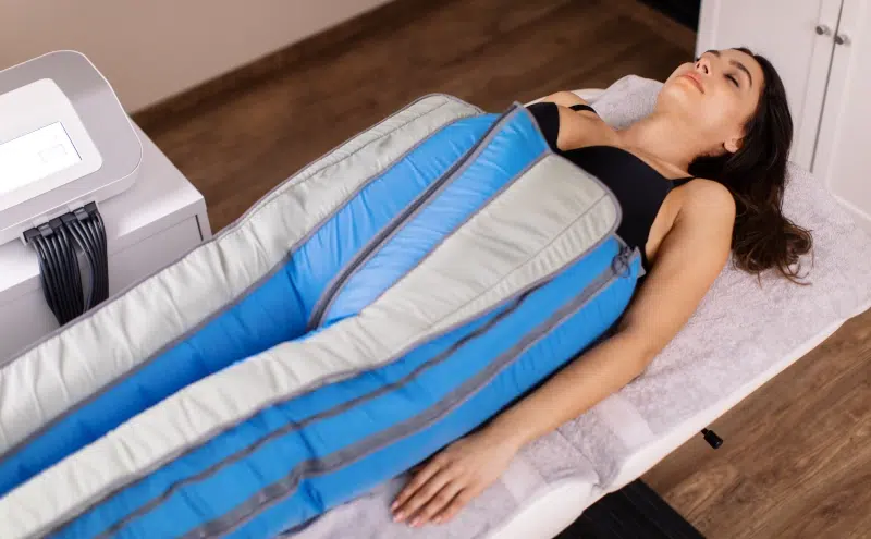 Presoterapia para piernas cansadas