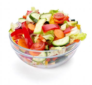 Las ensaladas variadas con hortalizas de temporada aportan antioxidantes