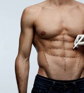 hombre con torso desnudo