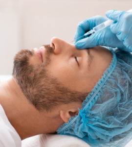 hombres con rinoplastia