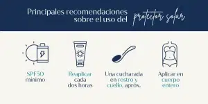 uso del protector solar