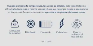 Sintomas en las piernas con el verano